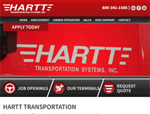 Tablet Screenshot of hartt-trans.com